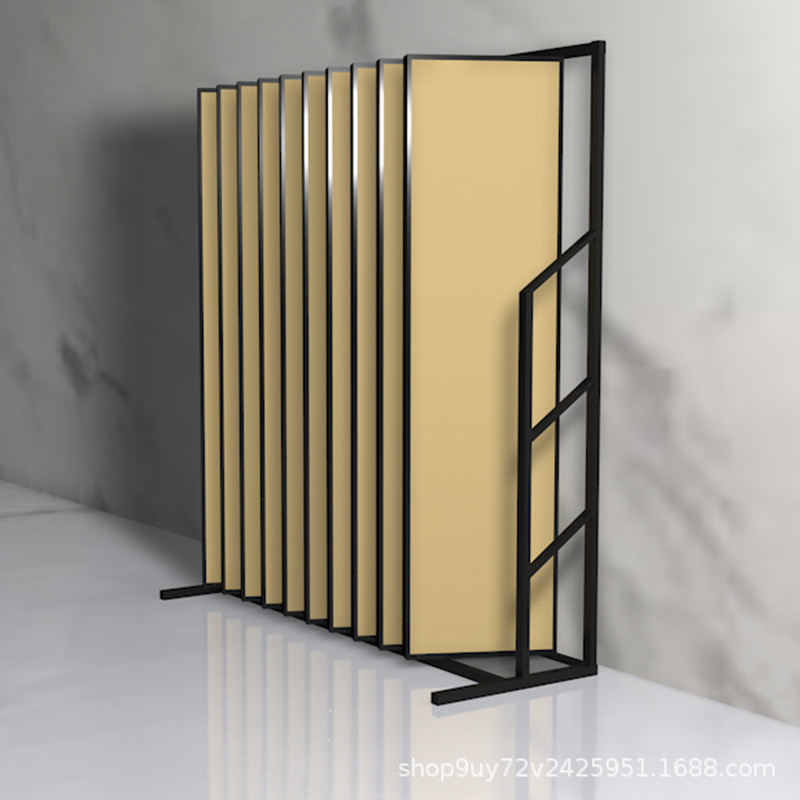 硅藻泥涂料展示架墙纸壁布展架展板翻页式展览架