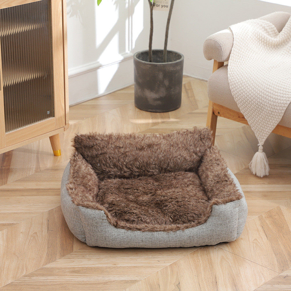 冬季防寒加厚宠物窝小型犬保暖靠背方窝冬季狗窝睡觉狗窝猫保暖,宠物/宠物食品及用品,狗窝/屋/帐篷/沙发,淘宝优惠券,粉丝福利购,淘宝优惠卷