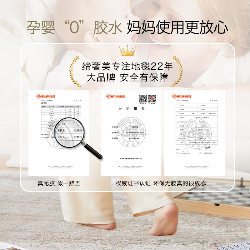 缔奢美无胶水地毯客厅卧室沙发毯现代轻奢风高级感2024新款素色系