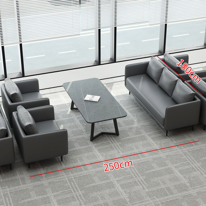 简约办公沙发茶几组合小三人位沙发接待商务桌椅会客洽谈皮艺沙发,商业/办公家具,沙发,淘宝优惠券,粉丝福利购,淘宝优惠卷