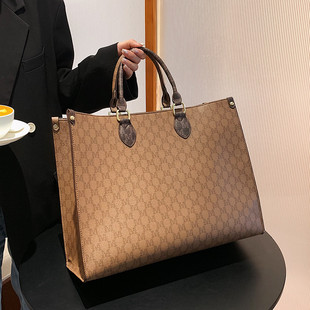 外出手提购物袋大容量通勤百搭托 新品 高级感包包女式 2025新款 时尚
