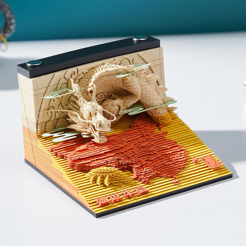 礼品雕便签纸3d立体便签本中国风创意商务礼品纸创意日历文创摆件,文具电教/文化用品/商务用品,笔记本/记事本,淘宝优惠券,粉丝福利购,淘宝优惠卷