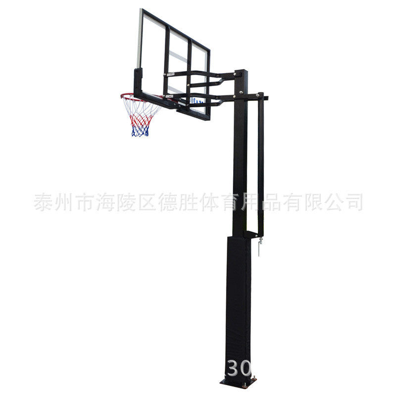 SBA305-022户外地埋式成人篮球架家用可调节升降落地式篮球架