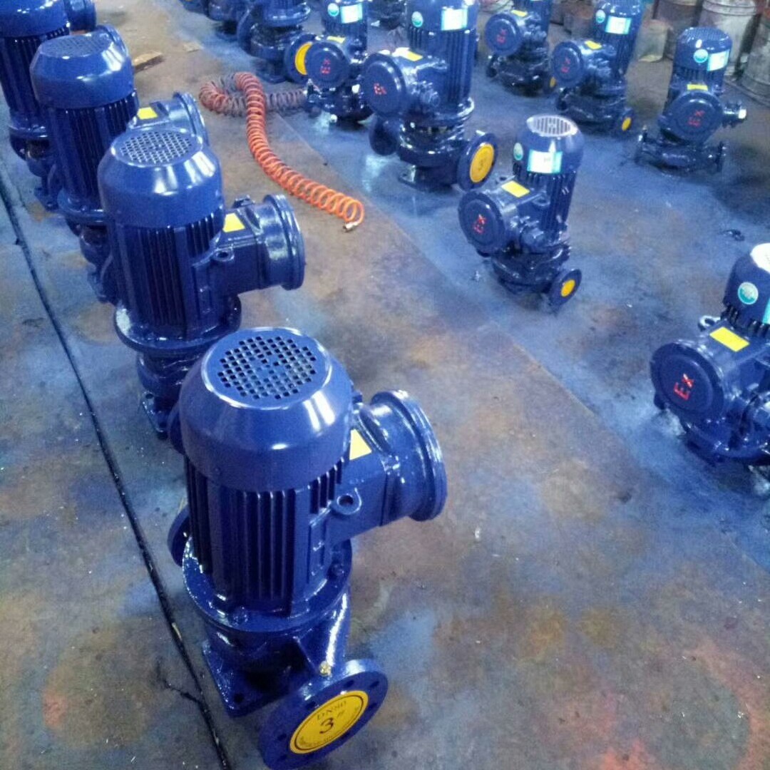 a沂洺isg50-125立式管道离心泵增压泵化工泵热清水泵水泵灌溉泵