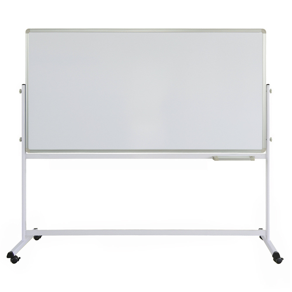 哇噢黑板厂家批发双面移动磁性支架式白板办公专用白板磁性软白板