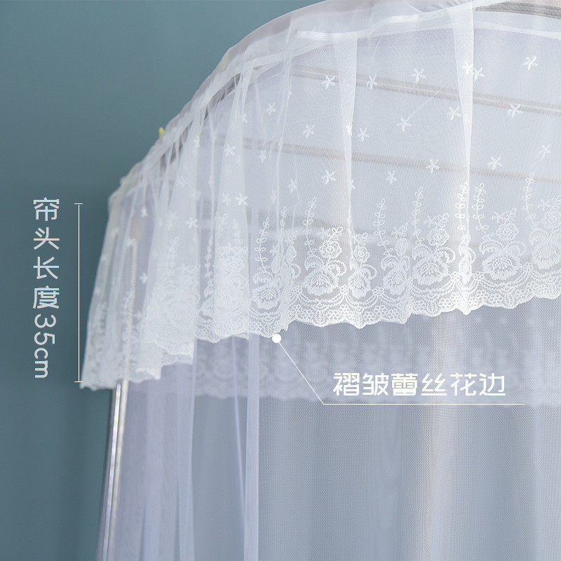 zq学生宿舍上下铺u型寝室蚊帐员工导轨单人床防蚊夏季带支架