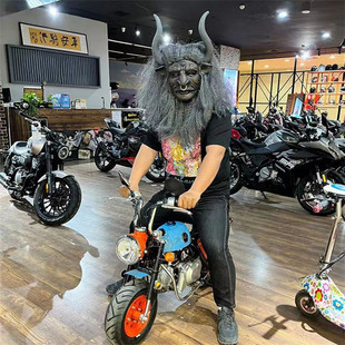 热销万圣节全脸影视牛魔王面具复活节狂欢节装扮头套人物面具头套