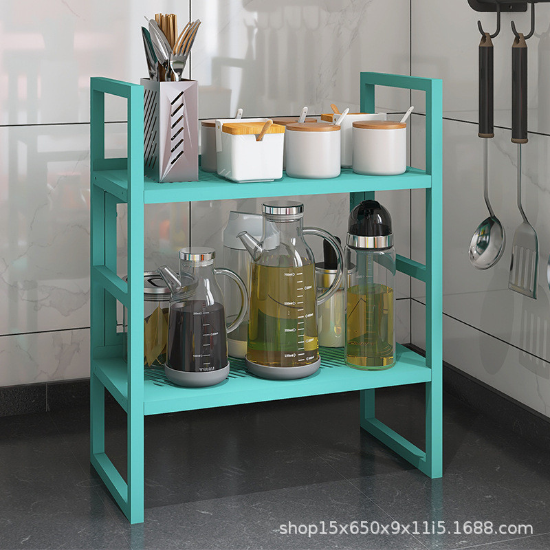 峰阳货架收纳架收纳架多功能书桌整理极简桌面铁艺置物架台面简易