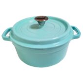 批发现货铸铁网红款 珐琅锅24cm大容量家用炖锅煲汤锅搪瓷铸铁锅