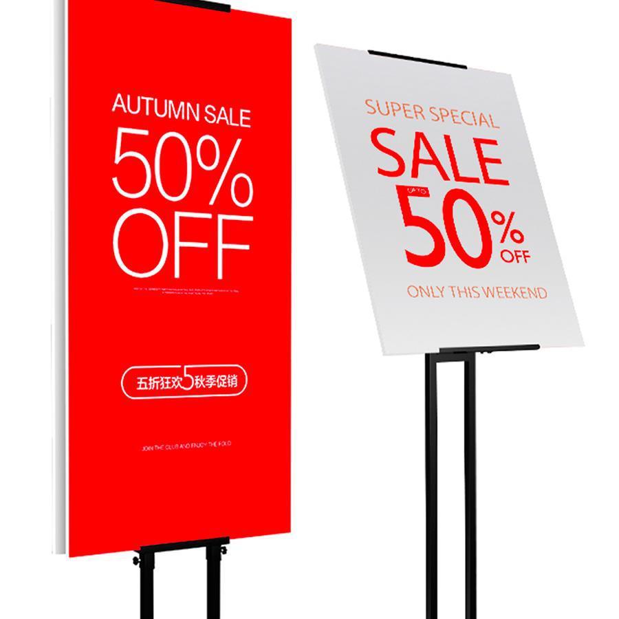 kt板展架立式落地式广告牌宣传pop画展示架支架海报架子立牌水牌