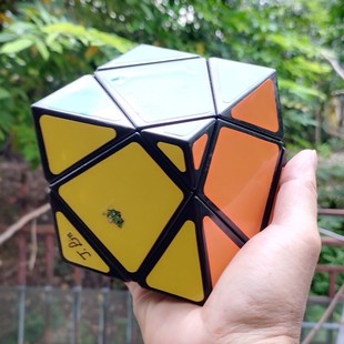 Squished 藍(lán)藍(lán) 壓扁斜轉(zhuǎn) Skewb 大石頭斜面斜轉(zhuǎn)魔方 異形魔方