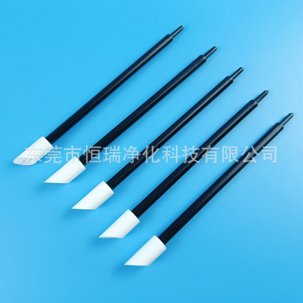 无尘净化pu斜口擦拭棒净化棉签喷绘机喷头清洁渗擦拭模型勾线线棒
