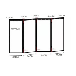 沙发布丝绸家纺布料屏风式陈列架窗帘布艺大吊卡展示架展厅展架