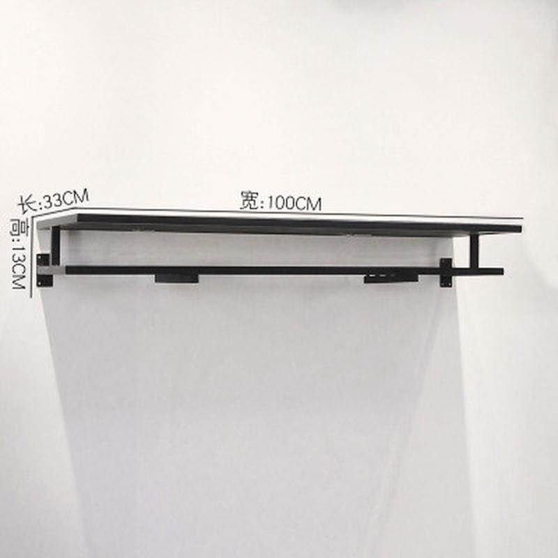 创意铁艺上墙服装展架男女装货架壁挂正挂童装店侧挂陈列展示架店