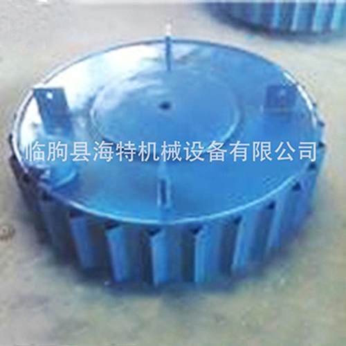 热销除铁器强磁电磁悬挂式圆盘式磁选机械高强度自动干式除铁设备