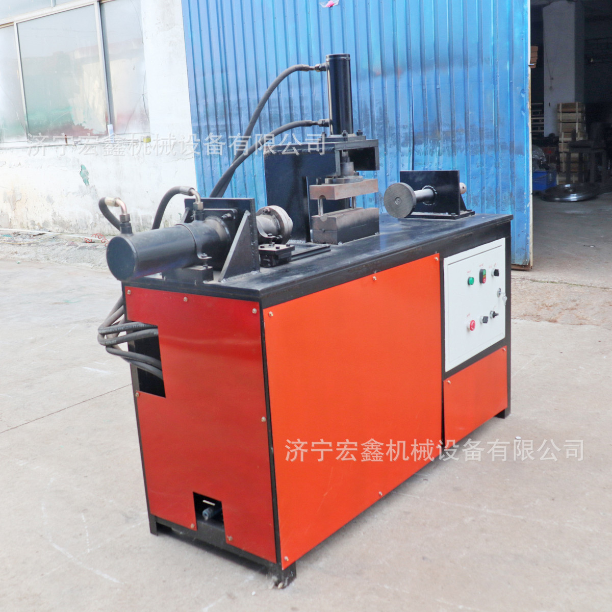 热销大功率电动液压缩管机钢管胶管大棚管缩口机扩管功能型多