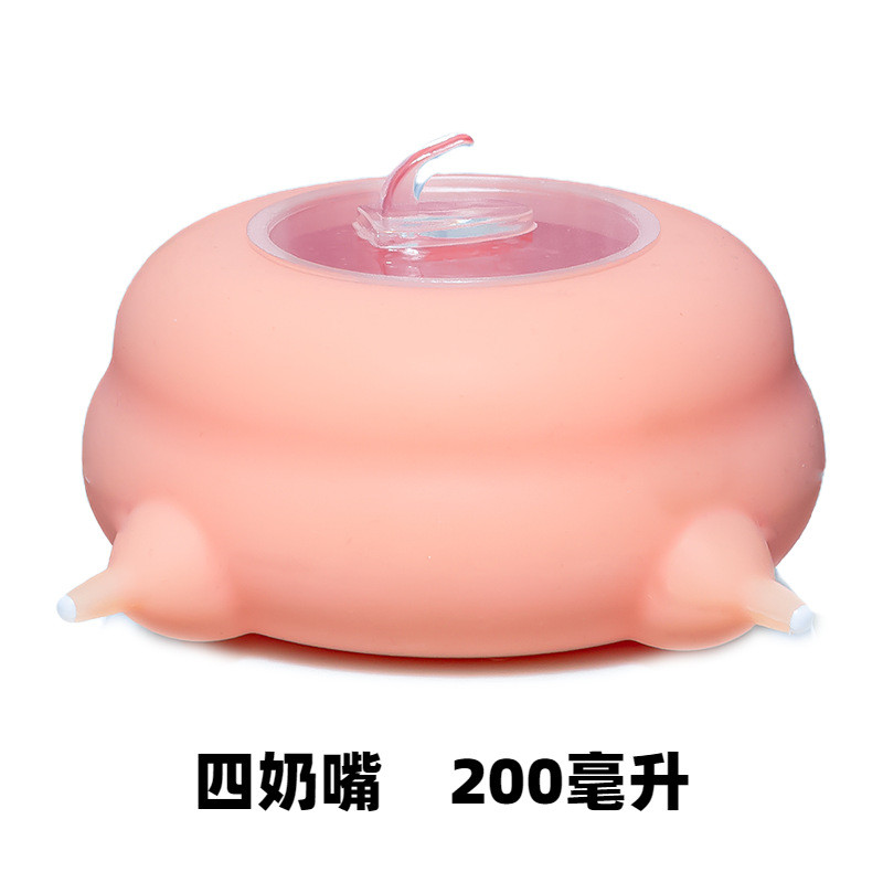 仿生喂奶喂奶猫咪自助器幼犬自动气泡奶碗仿生奶嘴奶瓶喝奶