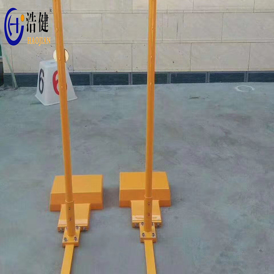 批发移动式铸铁羽毛球网架加重标准比赛柱便携式羽毛球专业