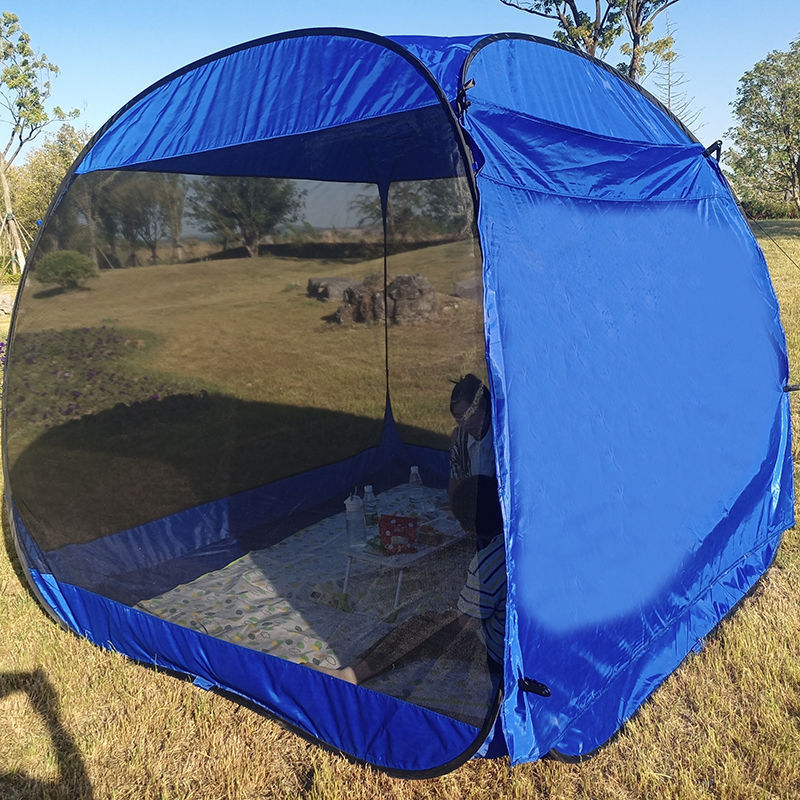pYY庭院免安装防蚊帐篷户外旅游露营大空间网纱自动快速折叠免搭