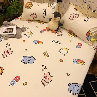 学生宿舍儿童1.5米被单可爱床单单件100床笠三件套人1米2