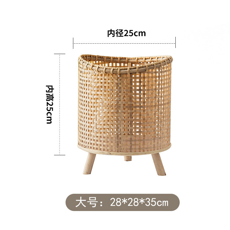 批发藤编花篮花架竹编花盆客厅落地式盆景植物摆放置物架阳台多肉