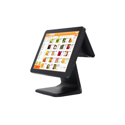 15寸1024*768双屏副屏9.7寸1024*768电容触摸自助收银POS一体机