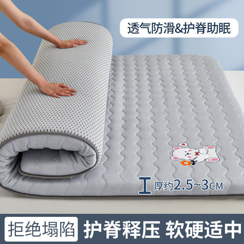卡通亲肤磨毛床垫子家用榻榻米垫子租房单人床褥垫学生宿舍软床垫