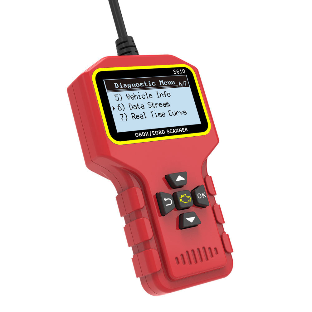 热销obd2诊断工具s610解码器发动机故障数据流卡码读汽车故障诊断