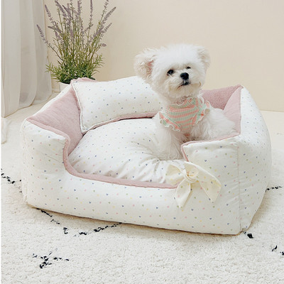 宝丽珍高端四季宠物窝可拆洗保暖狗窝猫窝床马比熊尔济斯小中型犬