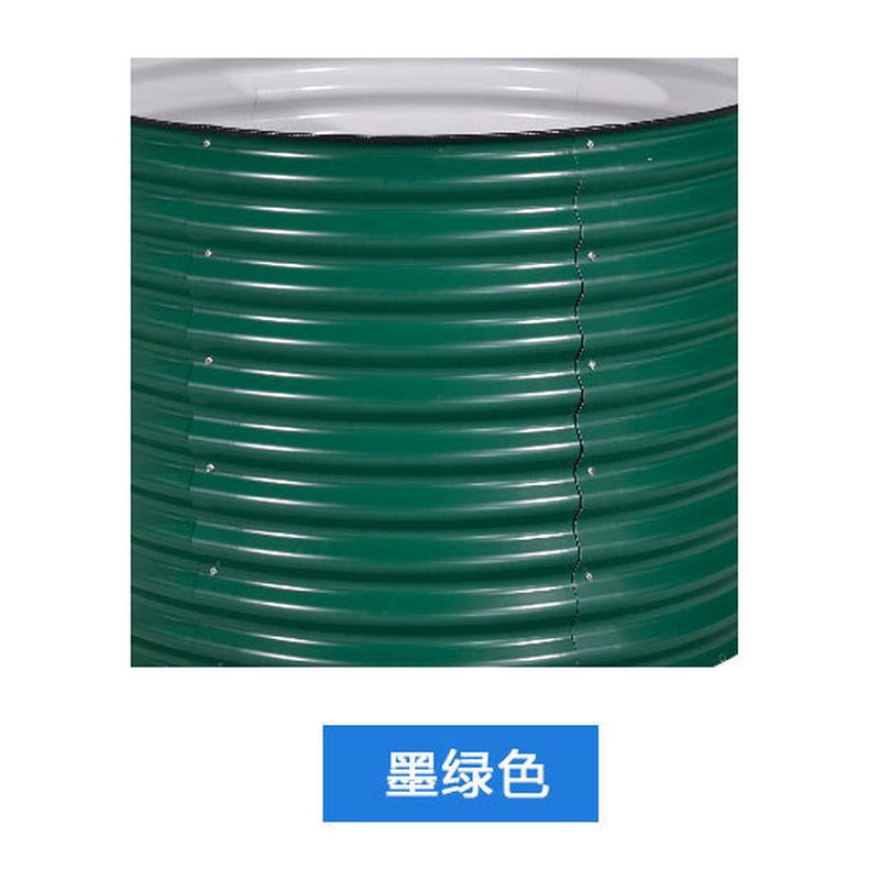 8寸高圆角方形金属种植床栽培床种菜箱种植箱花圃蔬菜生产批发