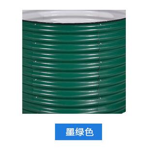 8寸高圆角方形金属种植生产栽培床蔬菜种植箱花圃种菜箱床批发