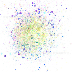 仙女之美甲系列金葱粉亮片炫彩璀璨夺目闪粉片异形混合瞳玻璃纸