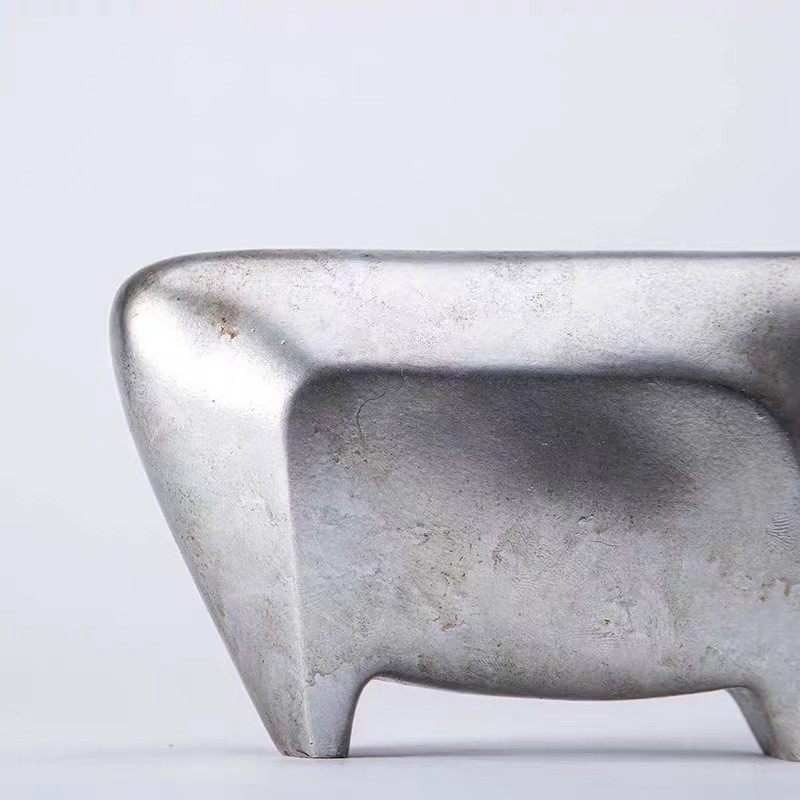 简约现代客厅茶几桌面树脂镂空花瓶花器样板房售楼部小牛动物摆件,家居饰品,装饰摆件,淘宝优惠券,粉丝福利购,淘宝优惠卷