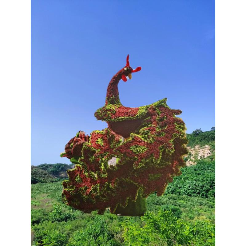 绿雕雕塑摆件大型户外仿真植物雕塑园林景观仿真绿雕工艺品工艺品