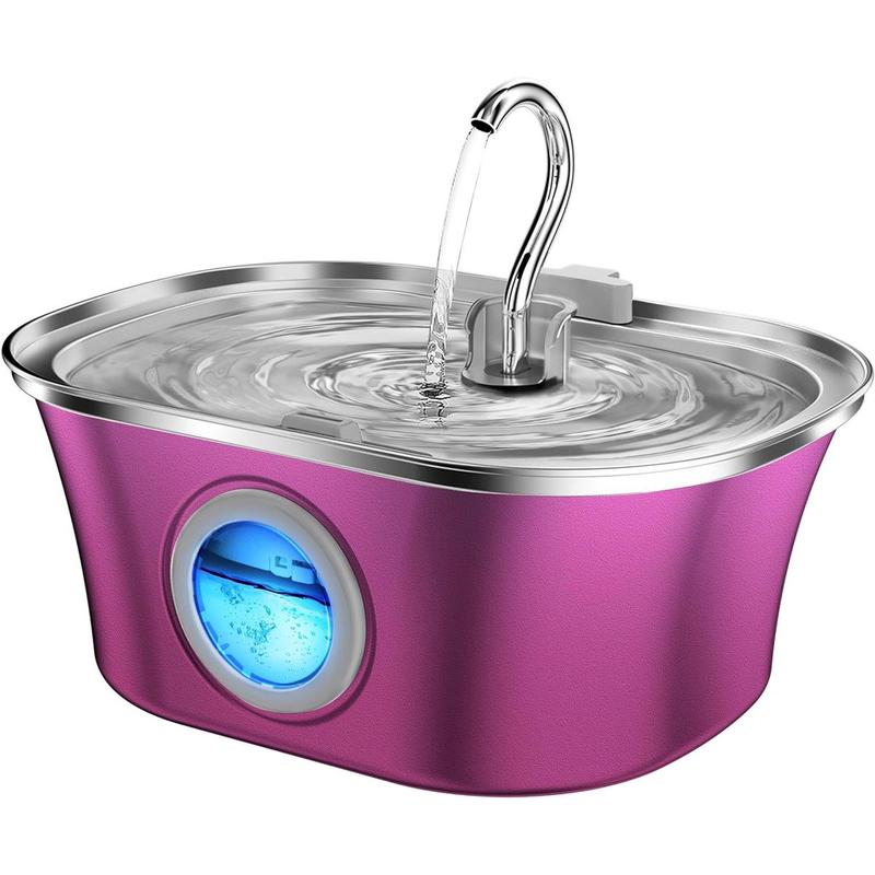 鹅颈海盗船不锈钢宠物自动循环饮水机爆款