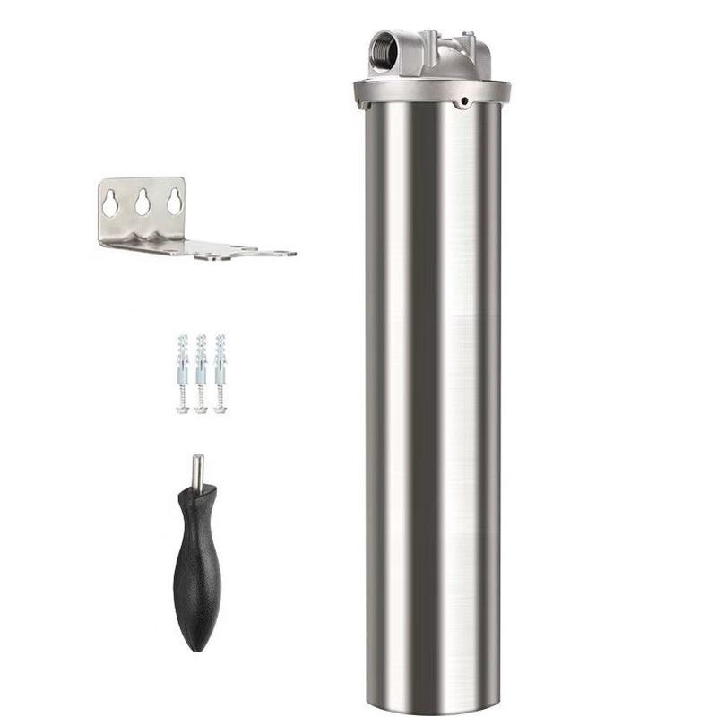 热销304全不锈钢滤瓶大不锈钢胖过滤器20寸工业家用商用精密过滤