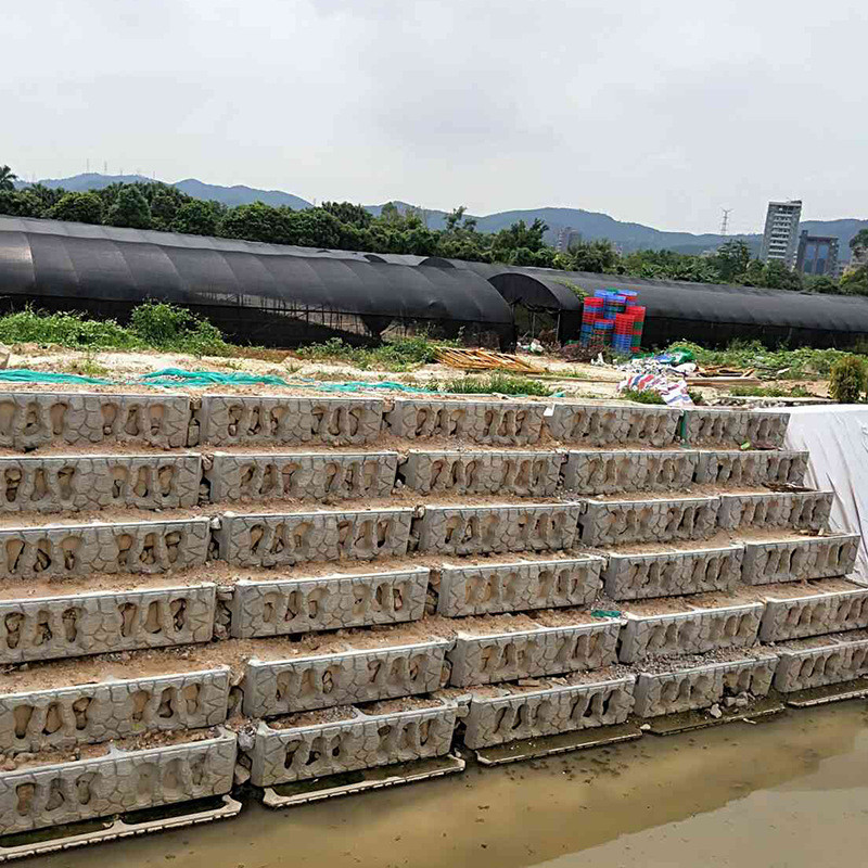 鱼巢式护坡模具河道水库混凝土钢模具框格式护坡模板阶梯护坡模具