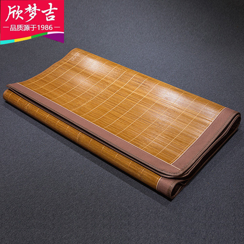 xyt凉席1.8m床竹席双人1.5米夏季双面单人草席席子1.2可折叠2