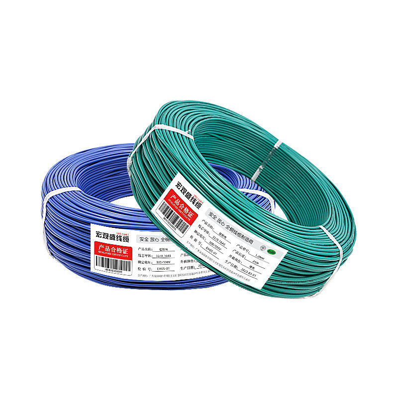盛宏观批发配电箱控制线1.0纯铜电线单芯多股软线32根芯led灯导线