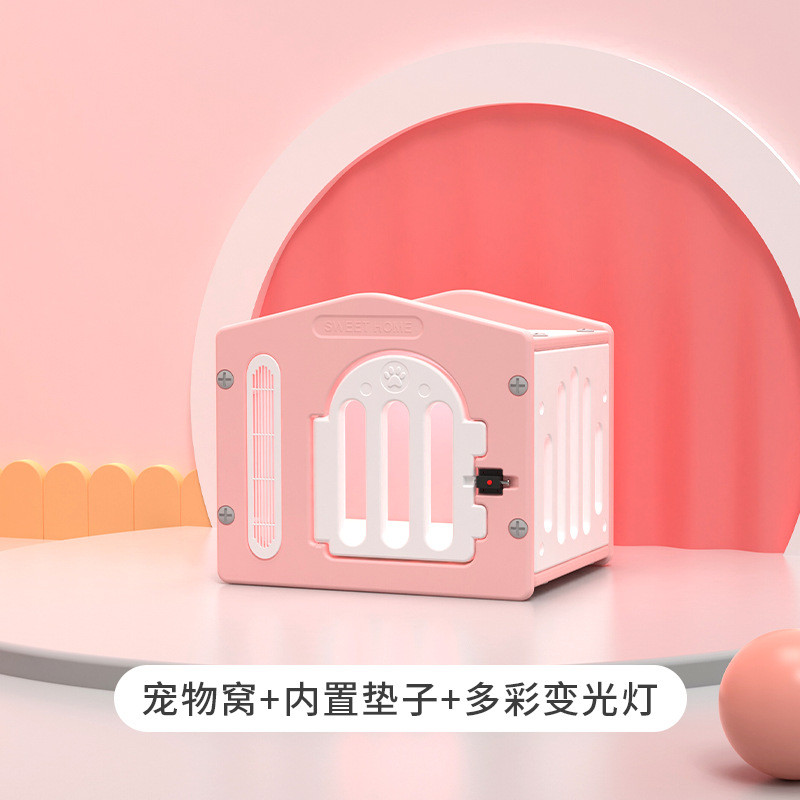 可拆卸塑料猫屋猫窝可水洗猫房子室内室外猫别墅爆款出口带门带窗