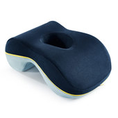 佳奥记忆棉趴睡午睡枕竹炭磁力款 收纳袋 J25D02CS1藏青色含便携式