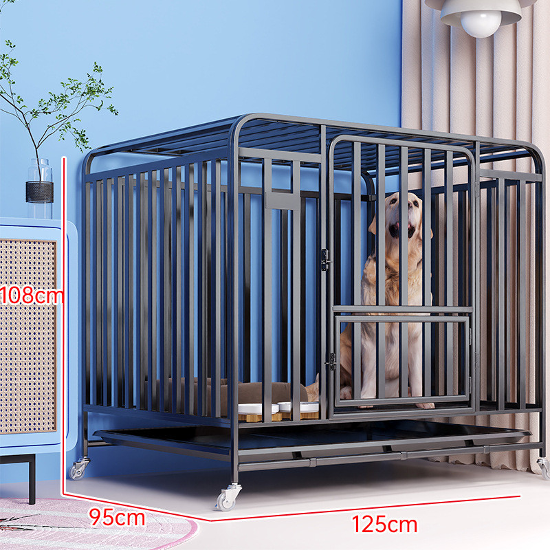 宠物批发方管厂家狗笼子小中大型犬折叠笼组装笼家用宠物店用狗笼