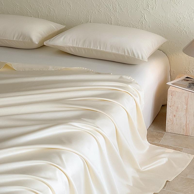 全棉床笠级100支长绒棉亲肤高级感床单母婴单品枕套单件被套