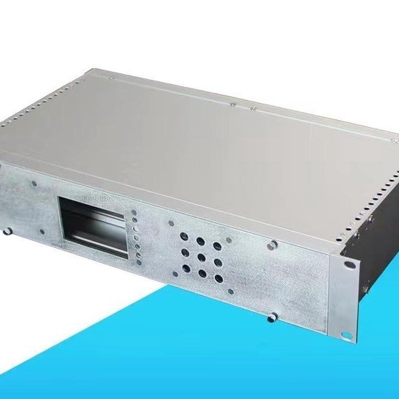 铝型材机箱电源盒箱机箱外壳工控机箱2u工控插铝型材铝合金机箱