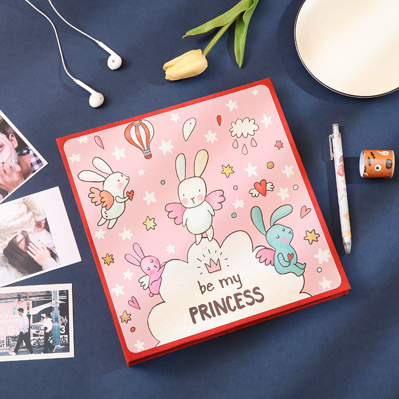 bb4c批发diy插页式5寸6寸相册手工本可写字情侣恋爱回忆录记