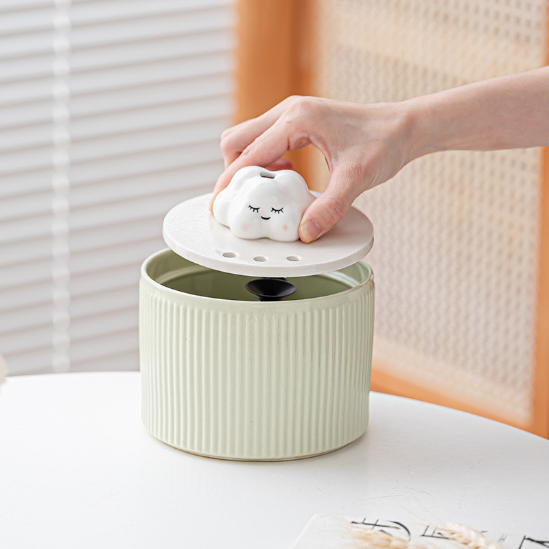 猫用可爱饮水机宠物用品卡通云朵猫咪喂水自动加热恒温循环饮水机