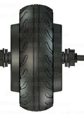 FomaTrade4寸半直流无刷轮毂电机双边出轴四轮电动车马达厂家直销