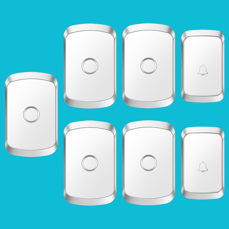 无线电智能二拖五防水家用门铃远距离电子门铃遥控门铃防水呼叫器