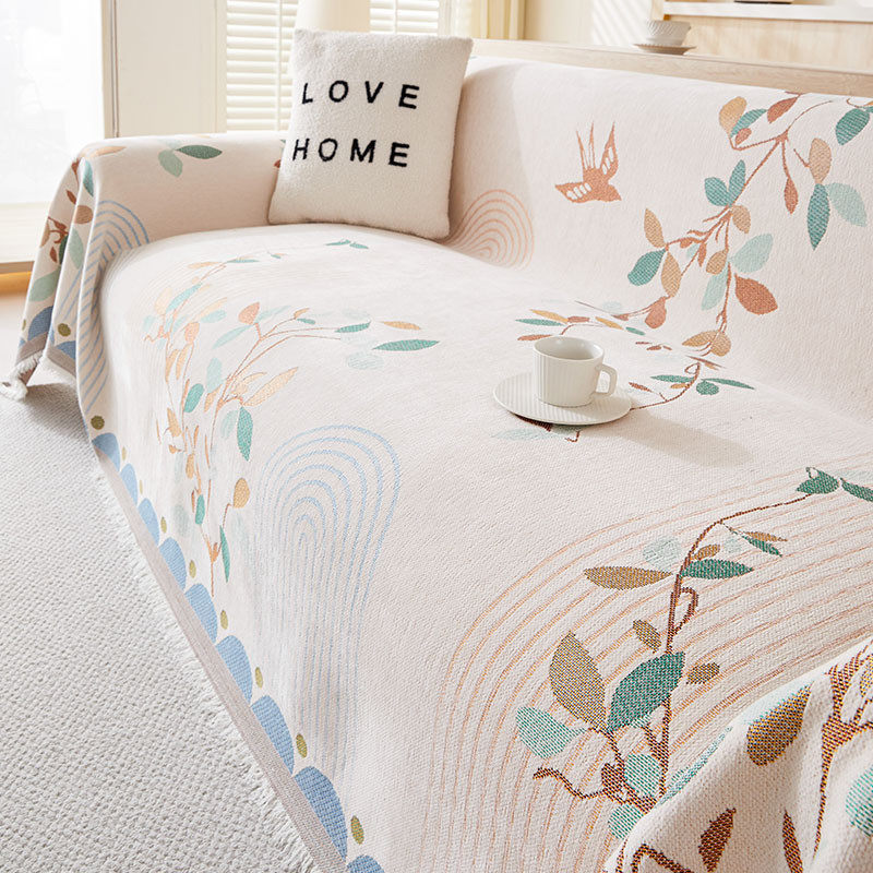 沙发盖布2024新款雪尼尔万能四季通用沙发垫巾全盖套罩防猫抓坐垫,居家布艺,沙发垫,淘宝优惠券,粉丝福利购,淘宝优惠卷