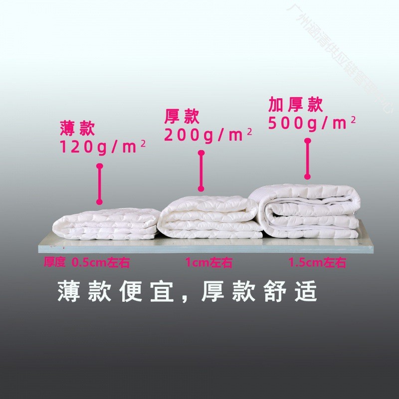 褥子软垫不塌五星级酒店布保护垫宾馆防滑床护垫薄款单人租房